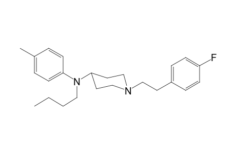 N-Butyl-1-[2-(4-fluorophenyl)ethyl]-N-4-methylphenylpiperidin-4-amine