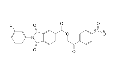 1H-isoindole-5-carboxylic acid, 2-(3-chlorophenyl)-2,3-dihydro-1,3-dioxo-, 2-(4-nitrophenyl)-2-oxoethyl ester