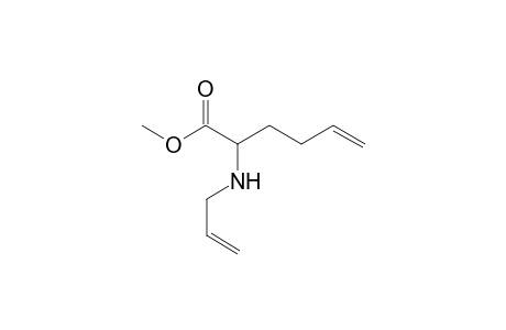 2-(allylamino)hex-5-enoic acid methyl ester
