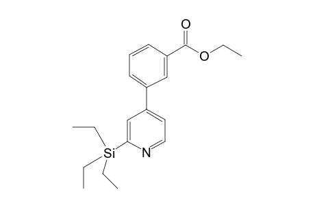 ethyl 3-(2-(triethylsilyl)pyridin-4-yl)benzoate