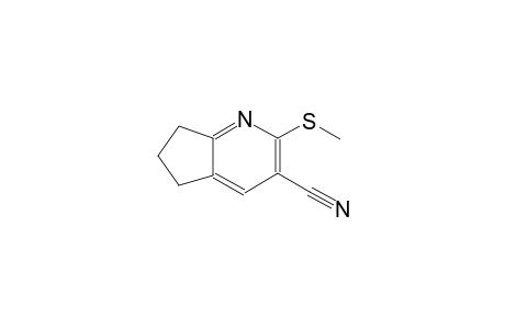 2-(methylsulfanyl)-6,7-dihydro-5H-cyclopenta[b]pyridine-3-carbonitrile