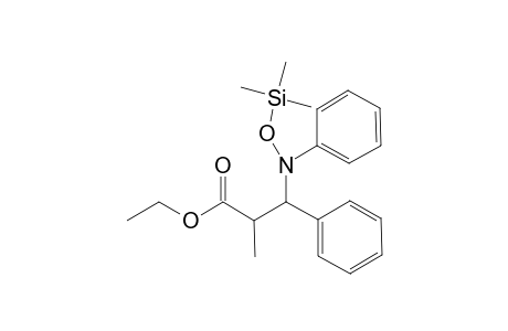 Ethyl 3-(N-phenyl-N-trimethylsilyloxyamino)-2-methyl-3-phenypropionate
