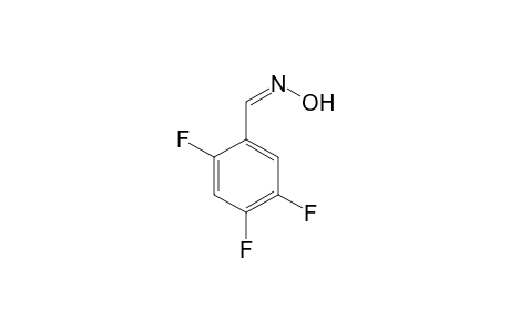 2,4,5-Trifluorobenzaldoxime
