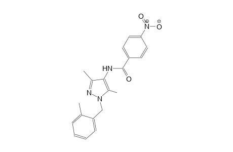 N-[3,5-dimethyl-1-(2-methylbenzyl)-1H-pyrazol-4-yl]-4-nitrobenzamide
