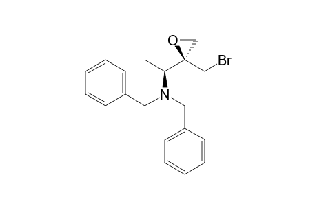 (1S)-1-[(2S)-2-(bromomethyl)-2-oxiranyl]-N,N-bis(phenylmethyl)ethanamine