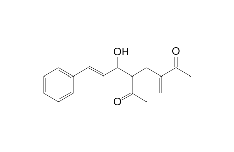 3-((E)-1-Hydroxy-3-phenyl-allyl)-5-methylene-heptane-2,6-dione