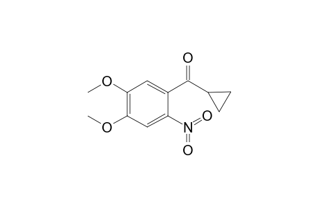 cyclopropyl(4,5-dimethoxy-2-nitrophenyl)methanone