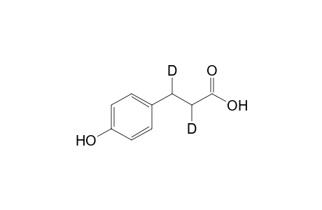 2,3-Dideuterio-3-(4-hydroxyphenyl)propionic acid