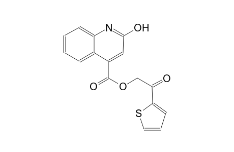 2-oxo-2-(2-thienyl)ethyl 2-hydroxy-4-quinolinecarboxylate