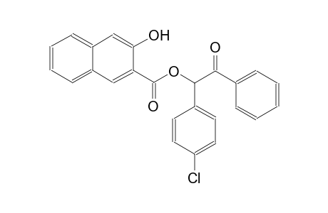 1-(4-chlorophenyl)-2-oxo-2-phenylethyl 3-hydroxy-2-naphthoate