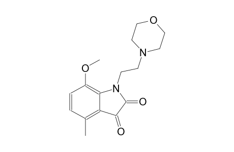 7-methoxy-4-methyl-1-[2-(4-morpholinyl)ethyl]-1H-indole-2,3-dione