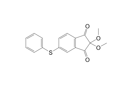 2,2-Dimethoxy-5-phenylthioindane-1,3-dione