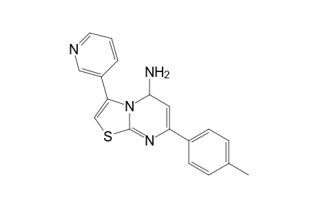 3-(Pyridin-3-yl)-7-p-tolyl-5H-thiazolo[3,2-a]pyrimidin-5-amine