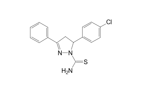 5-(p-chlorophenyl)-3-phenyl-1-thiocarboxamide-2-pyrazoline