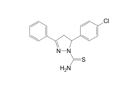 5-(p-chlorophenyl)-3-phenyl-1-thiocarboxamide-2-pyrazoline