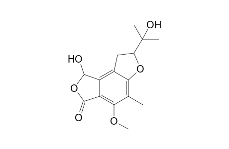 1,3,7,8-Tetrahydro-1-hydroxy-7-(1-hydroxy-1-methylethyl)-4-methoxy-5-methylfuro[3,4-e]benzofuran-3-one