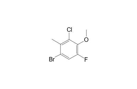 1-Bromo-3-chloro-5-fluoro-4-methoxy-2-methylbenzene