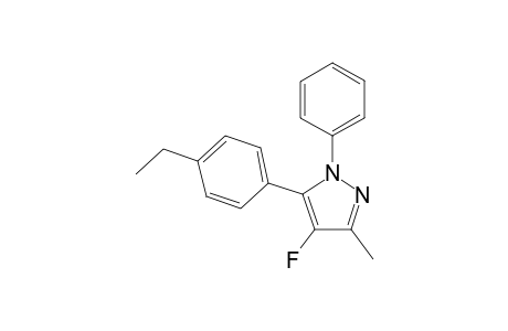 5-(4-Ethylphenyl)-4-fluoro-3-methyl-1-phenyl-1H-pyrazole