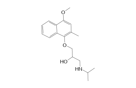 2-Propanol, 1-(isopropylamino)-3-[(4-methoxy-2-methyl-1-naphthyl)oxy]-
