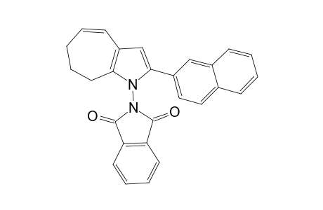 2-(2-(naphthalen-2-yl)-7,8-dihydrocyclohepta[b]pyrrol-1(6H)-yl)isoindoline-1,3-dione