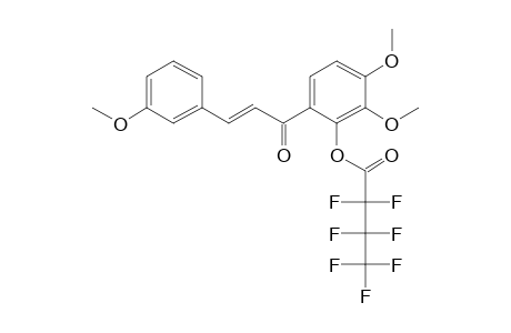 2'-(Heptafluorobutyryl)oxy-3,3',4'-trimethoxychalcone