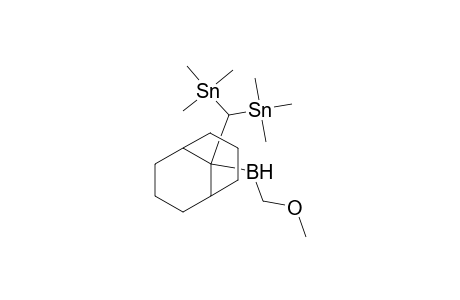 9-[bis(trimethylstannyl)methyl]-9-[methoxymethylboryl]bicyclo[3.3.1]nonane