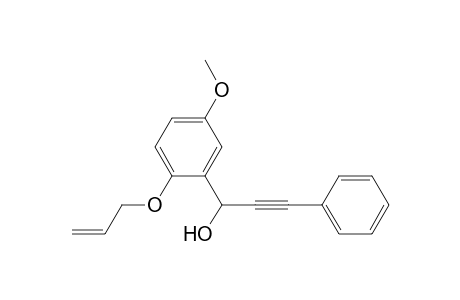 1-(2-Allyloxy-5-methoxyphenyl)-3-phenylprop-2-yn-1-ol