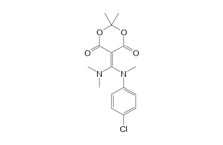 5-(1,1-N'-p-Chlorophenyl-N',N,N-trimethyldiamino)-methylene-2,2-dimethyl-1,3-dioxane4,6-dione