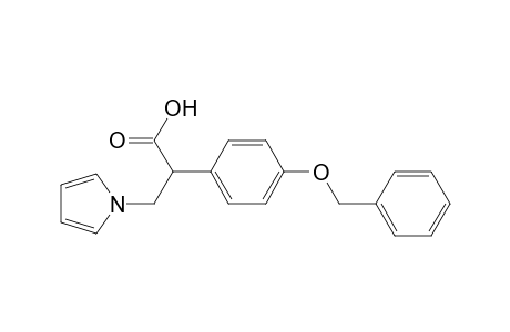 1H-Pyrrole-1-propanoic acid, .alpha.-[4-(phenylmethoxy)phenyl]-, (.+-.)-
