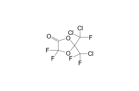 2-DIFLUOROCHLOROMETHYL-2-DICHLOROFLUOROMETHYL-5,5-DIFLUORO-1,3-DIOXOLAN-4-ONE