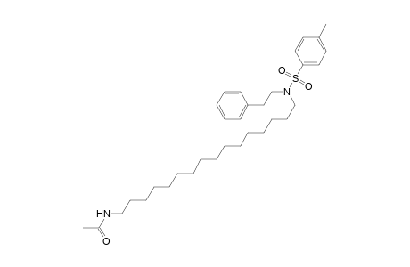 Acetamide, N-[16-[[(4-methylphenyl)sulfonyl](2-phenylethyl)amino]hexadecyl]-