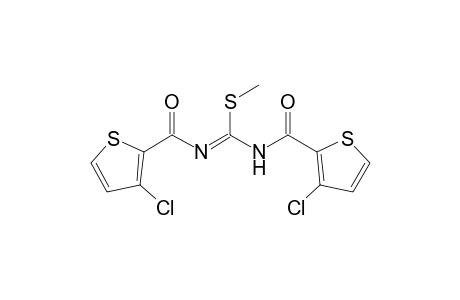Methyl N,N'-di(3-chlorothien-2-ylcarbonyl)-imidothiocarbamate