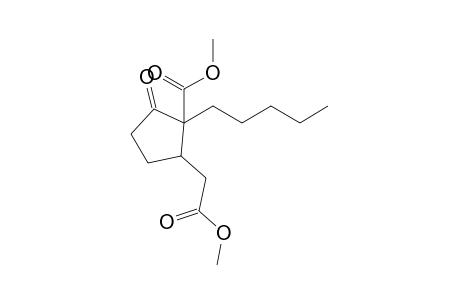 2-Methoxycarbonyl-2-pentyl-3-methoxycarbonylmethylcyclopentanone