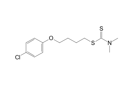 dimethyldithiocarbamic acid, 4-(p-chlorophenoxy)butyl ester