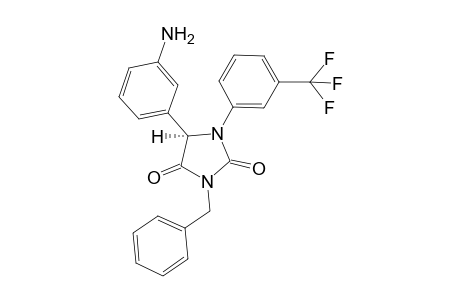 (R)-5-(3-Amino-phenyl)-3-benzyl-1-(3-trifluoromethyl-phenyl)-imidazolidine-2,4-dione