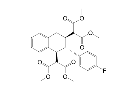 (1S*,2S*,3R*)-1,3-di(1,3-dimethoxy-1,3-dioxopropan-2-yl)-2-(4-fluorophenyl)-1,2,3,4-tetrahydronaphthalene