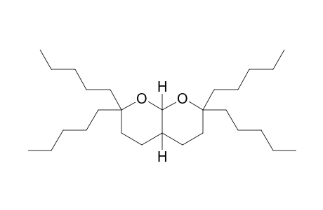 2,2,7,7-Tetrapentyl-trans-perhydropyrano[2,3-b]pyran