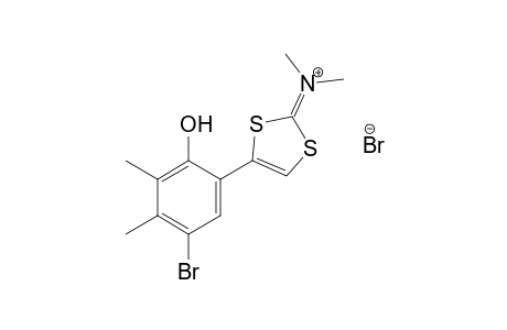 [4-(5-bromo-2-hydroxy-3,4-xylyl)-1,3-dithiol-2-ylidene]dimethylammonium bromide