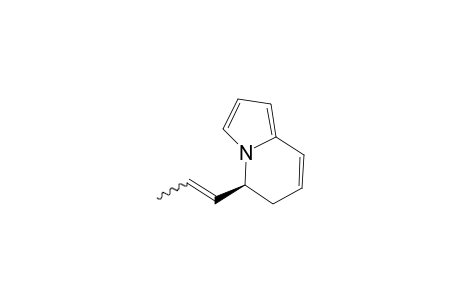 (-)-(S)-5-(Propen-1-yl)-5,6-dihydroindolizine