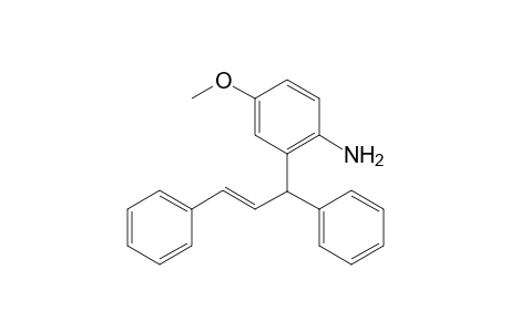 (E)-2-(1,3-Diphenylallyl)-4-methoxyaniline