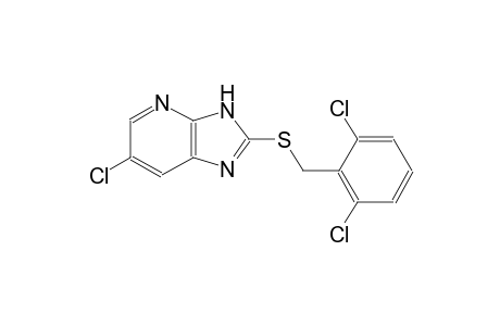 6-chloro-2-[(2,6-dichlorobenzyl)sulfanyl]-3H-imidazo[4,5-b]pyridine