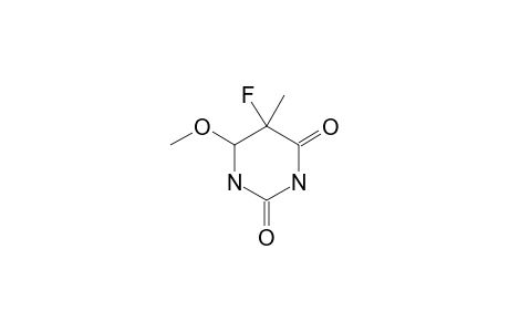 5-FLUORO-6-METHOXY-5-METHYL-5,6-DIHYDROURACIL