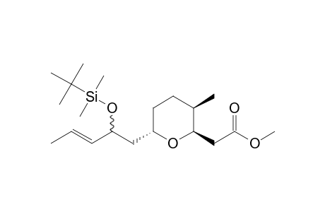 [6-(2R,3R,6S)-[(2RS)-(3E)-2-(tert-Butyldimethylsilyloxy)pent-3-enyl]-3-methyltetrahydropyran-2-yl}acetyl methyl ester
