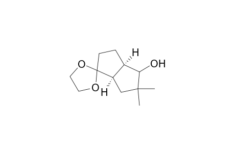 endo-6-hydroxy-7,7-dimethyl-cis-bicyclo[3.3.0]octan-2-one-ethyleneacetal