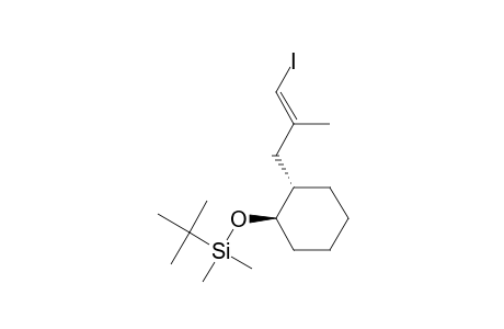 (1r*,2s*,(2e))-1-((tert-butyldimethylsilyl)oxy)-2-(3-iodo-2-methyl-2-propenyl)cyclohexane