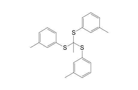 trithioorthoacetic acid, tri-m-tolyl ester