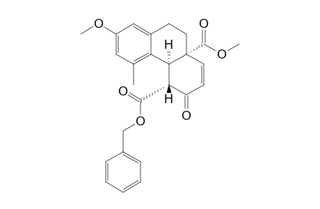 5-Benzyl 8a-Methyl 2-methoxy-4-methyl-6-oxo-4b,5,9,10-tetrahydrophenanthrene-5,8a(6H)-dicarboxylate