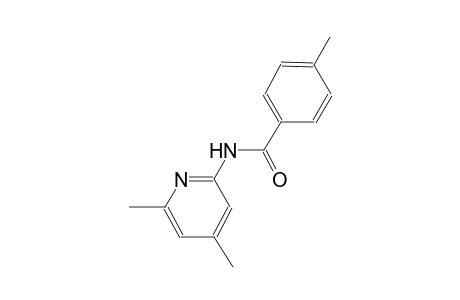 N-(4,6-dimethyl-2-pyridinyl)-4-methylbenzamide