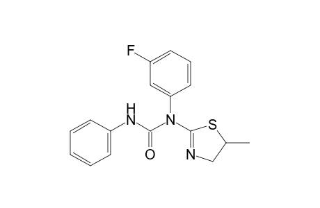 1-(3-fluorophenyl)-1-(5-methyl-4,5-dihydro-1,3-thiazol-2-yl)-3-phenylurea