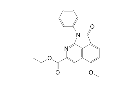 Ethyl 1-Phenyl-1,2-dihydro-5-methoxy-2-oxo-1H-pyrrolo[4,3,2-ij]isoquinoline-7-carboxylate